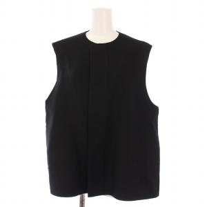 .B 23SS ベスト クルーネック ショート丈 無地 F 黒 ブラック /BB
