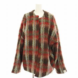 N.HOOLYWOOD 24AW CHECK CARDIGAN チェックカーディガン 長袖 前開きトッパー