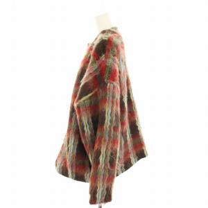 Ameri VINTAGE N.HOOLYWOOD 24AW CHECK CARDIGAN チェックカーディガン 長袖 前開きトッパー