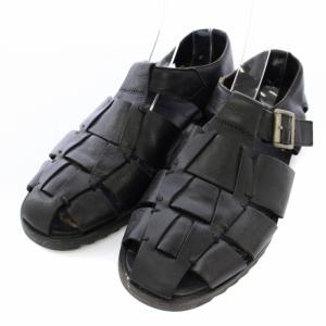 PACIFIC グルカサンダル レザー 24.5cm 黒 V7997 /TK