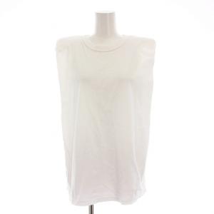 カットソー ノースリーブ コットン 白 I20SS-CUT99 /YM