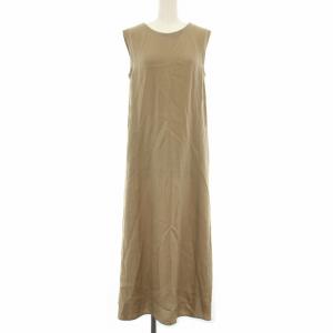 ESSEN ワンピース ロング ノースリーブ 38 ベージュ 3101-81587 /RR