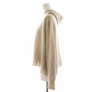 humoresque ニット セーター フード カシミヤ ベージュ