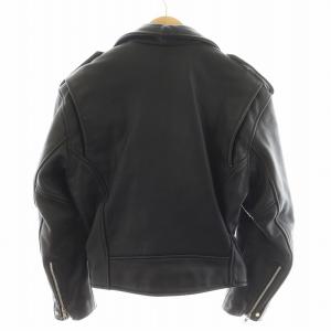 HARLEY DAVIDSON ライダースジャケット ダブル 牛革 レザー 34 黒 ブラック /AN50
