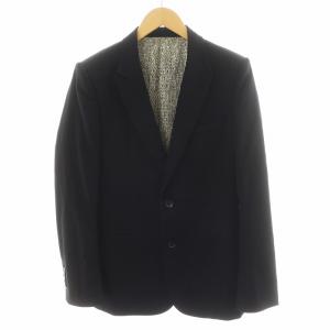 LOVE GOD MURDER期 テーラードジャケット シングル 裏地総柄 ウール シルク 絹 2 黒