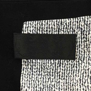 NUMBER (N)INE LOVE GOD MURDER期 テーラードジャケット シングル 裏地総柄 ウール シルク 絹 2 黒