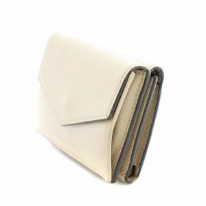 BONAVENTURA コンパクトウォレット 三つ折り 財布 レザー 小銭入れあり グレージュ /KU
