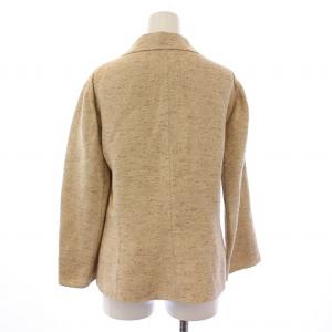 CELINE セットアップ テーラードジャケット アウター シングル タイトスカート ひざ丈 シルク ウール混 42