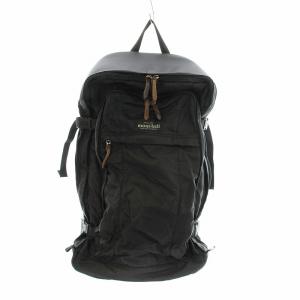 トラベルバッグ リュックサック バックパック ボストンバッグ ロゴ 黒 ブラック /KU