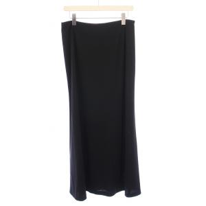 FASHION フレアスカート マキシ ロング ストレッチ 無地 76 黒 ブラック /BB
