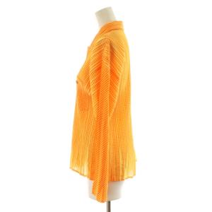 PLEATS PLEASE ISSEY MIYAKE イッセイミヤケ セットアップ チェック柄 4 オレンジ