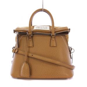 5AC ミニ ハンドバッグ 2WAY レザー ブラウン S56WG0082