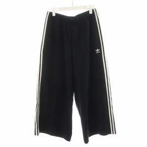 アディカラー クラシックワイドレッグパンツ イージーパンツ ロゴ刺繍 3XL 黒 ブラック IB5911