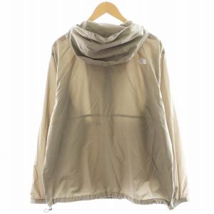 THE NORTH FACE コンパクトジャケット Compact Jacket マウンテンパーカー ロゴ ナイロン XL ベージュ