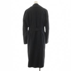 JIL SANDER トレンチコート 毛皮ライナー 36 ブラック