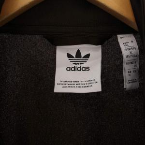 adidas Originals トラックジャケット ジェンダーニュートラル ジップアップ ハイネック ロゴ刺繍 2XL ブラウン JD5267