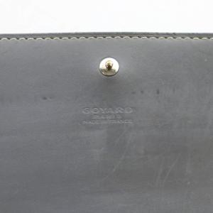 GOYARD ヴァレンヌ 長財布 二つ折り 小銭入れ 総柄 レザー グレー /AN8 D