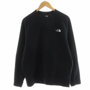 マイクロフリースクルー Micro Fleece Crew カットソー 長袖 ロゴ L 黒 ブラック NL72231