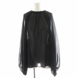 23SS Sheer シャツ ブラウス 長袖 シースルー シアー 黒 ブラック 23051500802010