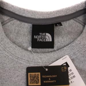 THE NORTH FACE Micro Fleece Crew カットソー 長袖 クルーネック フリース L グレー NL72231