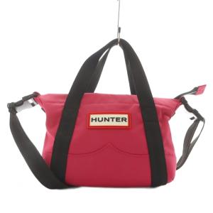 ナイロン ミニ トップ クリップ トートバッグ ハンドバッグ ショルダーバッグ 2way ロゴ ピンク