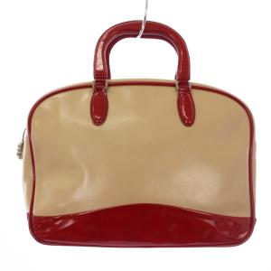 miumiu 90's-00' ボストンバッグ レザー ベージュ