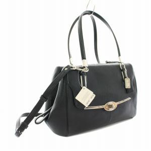 COACH ハンドバッグ ショルダーバッグ 2way レザー タグ付き 保存袋付き 黒 ブラック 25169 /YT
