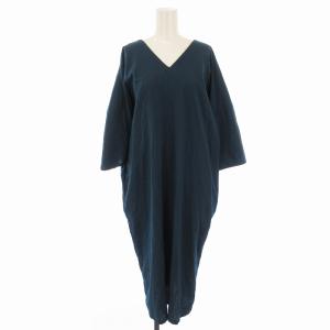 KANTOUI ワンピース ロング 半袖 緑 グリーン /EE