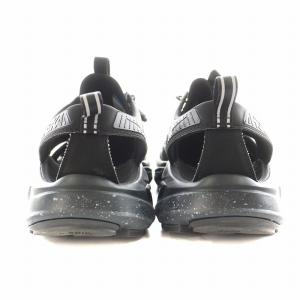 HOKA ONE ONE ホパラ HOPARA サンダル ロゴ US9 26.0cm 黒 ブラック 1123112 /AN12