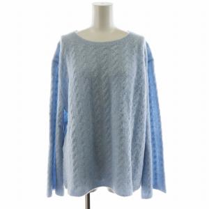 23AW FOAMY ADELE ニット セーター 長袖 ウール 38 水色 ライトブルー 3301731
