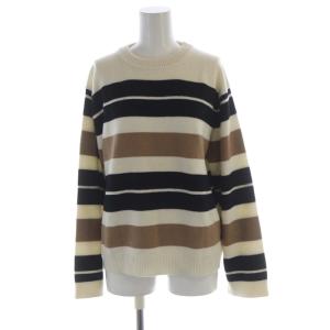 22AW LANA CASH WIDE PANEL PO ニット セーター プルオーバー 長袖 S マルチカラー