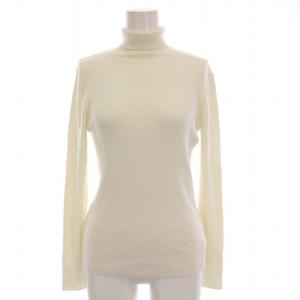 23AW セーター リブ ニット 長袖 タートルネック 38 白 33457880 /YM