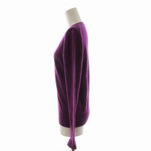 Theory ニット セーター カシミヤ 長袖 S 紫 パープル 01-0301736-280-902 /EE