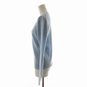 Theory ニット セーター カシミヤ 長袖 S 水色 ライトブルー 01-9301750-821-902 /EE