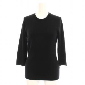 23AW Rib クルーネック プルオーバー ニット セーター 七分袖 23080500820030 /YM