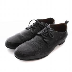 ドレスシューズ ストレートチップ レザー 25.5cm 黒 ダークブラウン /YM