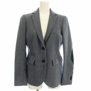 CLASSIC FIT テーラードジャケット 100016308 千鳥格子 エルボーパッチ 0 ネイビー