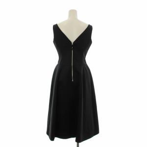 CELFORD ノースリーブワンピース ロング フレア 34 黒 ブラック CWF0181034 /OR