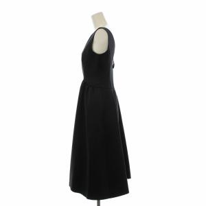 CELFORD ノースリーブワンピース ロング フレア 34 黒 ブラック CWF0181034 /OR