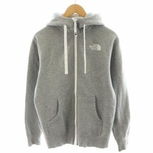 リアビューフルジップフーディ パーカー ロゴ M グレー NT11930 /AN36