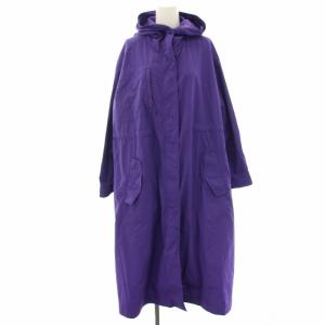 マウンテンコート フーディーコート ナイロン ロング S 紫 パープル 600-0120003 /HN