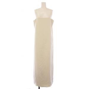 23SS RIAMスウェードキャミワンピース マキシ ロング スリット 無地 38 アイボリー 23040922611010