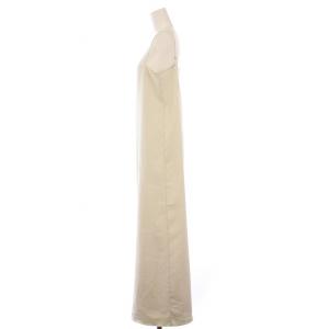 Plage 23SS RIAMスウェードキャミワンピース マキシ ロング スリット 無地 38 アイボリー 23040922611010