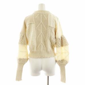 TODAYFUL 21AW パッチワークパフニット セーター 長袖 F アイボリー 12120528 /AN29