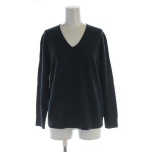 FINE CASHMERE MATTHEW ニット セーター プルオーバー カシミヤ 長袖 38 緑 グリーン