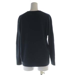 theory luxe FINE CASHMERE MATTHEW ニット セーター プルオーバー カシミヤ 長袖 38 緑 グリーン