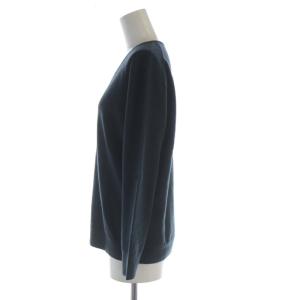 theory luxe FINE CASHMERE MATTHEW ニット セーター プルオーバー カシミヤ 長袖 38 緑 グリーン