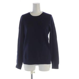 NEW BASIC CASHMERE CLEMENCY J ニット セーター プルオーバー 長袖 S 紺