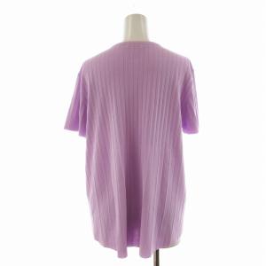 theory luxe CHIARO COSA HS ニット セーター 半袖 40 紫 パープル 03-3201740-913-040