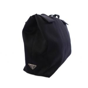 PRADA トートバッグ サテン ブラック